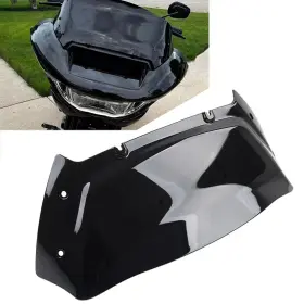 Ws-224-hd23na Lrdabit #lion Black 9 Inch Windshield Windscreen For Harley Touring Road Glide 2023 24 Cvo Fltrse