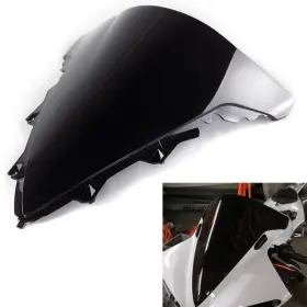 Ws-049-y1094 Lrdmall #lrdm Abs Plastic Windscreen For 2009 10 11 12 13 2014 Yamaha Yzf R1 Black Windshield