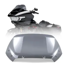 Ws-217-hd23na Lupmoto #hddflup 10 Inch Smoke Windshield Windsreen For Harley Road Glide Cvo Se Fltrxse 2023 2024