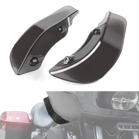 Luxemoto Ha-07 Widen Wind Deflector For Road Glide Smoked Air Deflectors Black