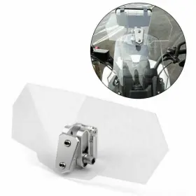 Win-065-clear Madhornets Universal Adjustable Windshield Screen Extension Deflector For Honda Yamaha