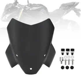 Win-b629-blk Madhornets Headlight Windscreen Cover Windshield For Bmw S1000r 2021-2022 Black