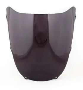 Win-h126-wi Madhornets Windshield Windscreen Double Bubble For Kawasaki Zx6r Zx6-r 636 1998-1999 Black