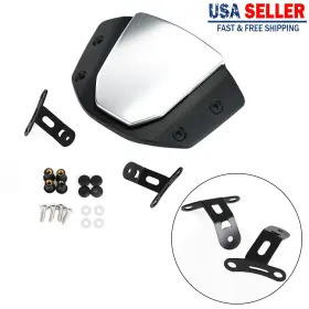 Win-h147-sblk Madhornets Windshield Windscreen Protector Fit For Honda Cb650r Cb1000r 2018-2020 Sblk