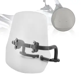 Win-h174-cle Madhornets Abs Motorcycle Windshield Windscreen Fit For Honda Hunter Cub Ct125 2019-23