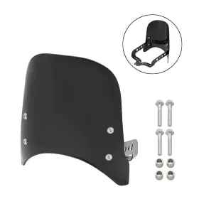 Win-h178-blk Madhornets Abs Motorcycle Windshield Windscreen Fit For Honda Cb400x/cb500x 2019-2024 Black