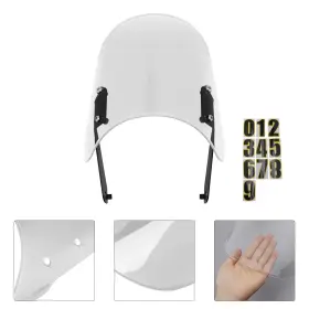 Win-h189-cle Madhornets Windshield Windscreen Fit For Honda Cb350c Gb350c 2024-2025 Clear