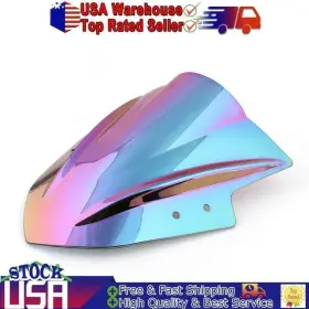 Win-k219-iridium Madhornets Windshield Windscreen Double Bubble For Kawasaki Ninja 300 Ex300 2013-2017 Us