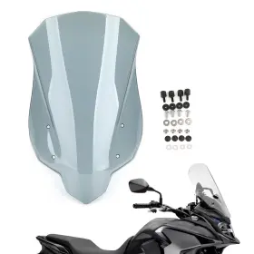 Win-k250-blk Madhornets Abs Plastic Motorcycle Windshield Windscreen For Honda Cb500x 2013-2023 Gray