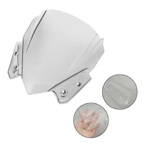 Win-k268-cle Madhornets Windshield Windscreen For Kawasaki Z650 2017-2019