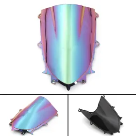 Win-y411-iridium Madhornets Abs Motorcycle Windshield Windscreen For Yamaha Yzf 600 R6 2017 2018 23 Iridium