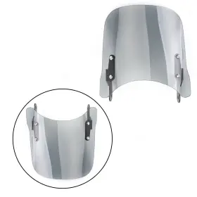 Win-y439-smoke Madhornets Windshield Windscreen Wind Shield Protector For Kawasaki Z900rs 2017-2020 Gray