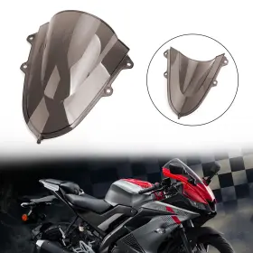 Win-y450-smo Madhornets Abs Motorcycle Windshield Windscreen For Yamaha Yzf R15 V3 2017-2019 Smoke
