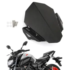 Madhornets Win-y453-blk Aluminum Windshield For Yamaha Mt-07 2018 2019 Windscreen Mt07 Cnc Deflector