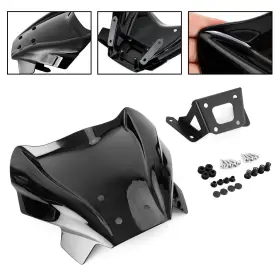 Win-y462-blk Madhornets Abs Motorcycle Windshield Windscreen Fit For Yamaha Mt-09 / Sp 2021-22 Blk