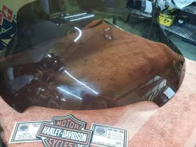2310-0625 Memphis Shades 2015-19 Fltr Harley Davidson Smoke Front Windshield