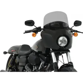 2350-0460 Memphis Shades 11 Inch Motorcycle Windshield Vent Road Warrior Black Smoke