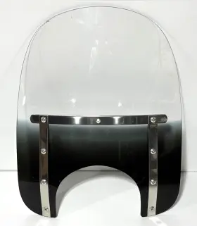 706485 Memphis Shades Fats 15 Inch Windshield Smoke Dot 309 As6 M21 With Mounting Brackets Harley