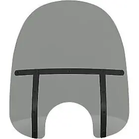 Meb33112 Memphis Shades Hd Fats Windshield- Black Smoke - 19 Inch