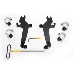 Memphis Shades Meb2018 Black Quick Change Windshield Mount Kit For Sportshields