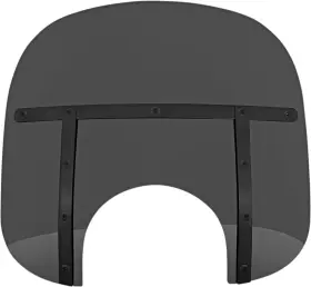 Meb35110 Memphis Shades 13 Inch Fats Dark Smoke/black Strap Windshield With 9 Cutout