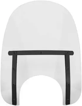 Meb4220 Memphis Shades Slim Windshield - 17 Inch 9 Headlight Cutout