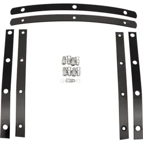 Mem0916 Memphis Shades Slim Replacement Windshield Straps - Black