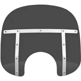 Mem31110 Memphis Shades Fats Windshield 13in Dark Black Smoke 7in Cutout