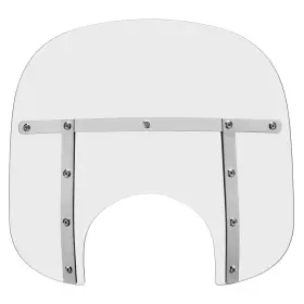 Mem3510 Memphis Shades Fats Windshield - 13 Inch 9 Headlight Cutout Clear