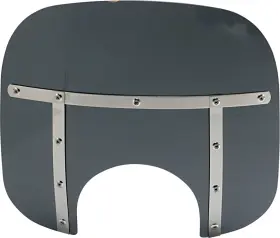 Mem35110 Memphis Shades Fats Windshield - 13 Inch Headlight Dark Black Smoke