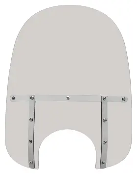 Mem3819 Memphis Shades Fats Windshield 9 Inch Cutout - 21 Solar