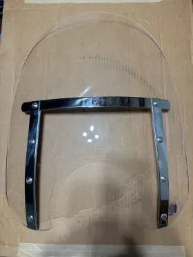 Mem4110 Memphis Shades Slim Clear Windshield And Quick-change Mounting Hardware