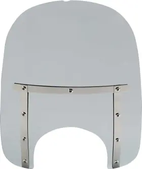 Smoke-mem42212 Memphis Shades Mem42212 Slim Windshield 9 Inch Cutout -17 -black