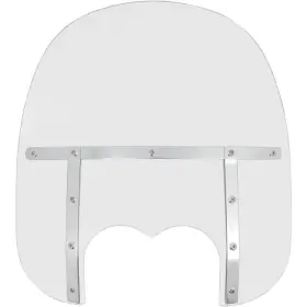 Mem6830 Memphis Shades Fats Windshield Dual Cutout - 17 Inch Clear