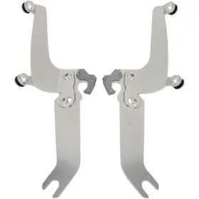 Mem8823 Memphis Shades Plate Kit For Sportshield With Lightbar Harley Fls Flst