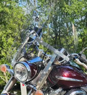Mem3529-mem8969 Memphis Shades Mem8969 2009-2015 Yamaha Vstar 950 15 Inch Tall Windshield