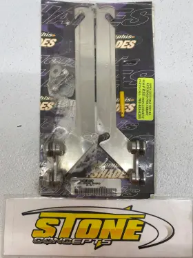 Mem9882 Memphis Shades Harley Davidson Windshield Covered Lowers Mount- New