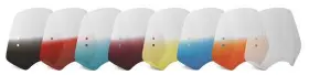 Mep4110 Memphis Shades Replacement Plastic For Slim Windshield 7 Inch Cutout - 15