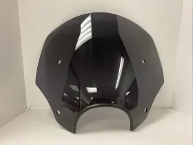 Mep5235 Memphis Shades El Paso Sportshield With 7 Inch Headlight Cutout Black Smoke / 13
