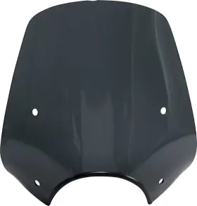 Mep55210 Memphis Shades Pop Top Sportshield Windshield 9 Inch Cutout-dark Black