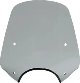 Mep55212 Memphis Shades Pop Top Sportshield Windshield 9 Inch Cutout - Black Smoke