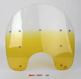 Mep6175 Memphis Shades Fls/flstn/flstf/flstfb/flst Windshield Grad. Yellow 15 Inch