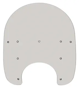 Mep6329 Memphis Shades Oem Replacement Windshield - 19 Inch Solar