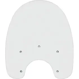 Mep6370 Memphis Shades 19 Inch Clear Replacement Windshield Fls 05-17 Flstf& Flstb 00-17