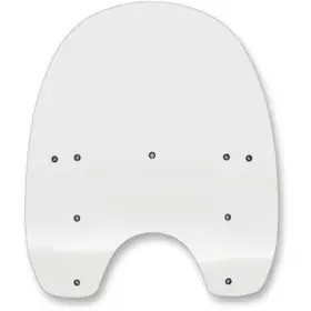 Mep6380 Memphis Shades 19 Inch Clear Replacement Windshield Harley Fxst 00-10 Fxdwg 93-05