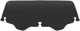2310-0664 Memphis Shades Mep84310 Spoiler Windshields 5 Inch Dark Smoke