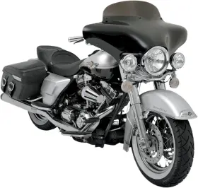 Mep8501 Memphis Shades 5 Inch Windshield For Batwing Fairing Black #mep8501