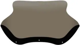 Mep85601 Memphis Shades 8.5 Inch Smoke Spoiler Windshield For 1998-2013 Harley Road Glide