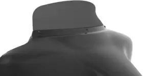 Mep8571 Memphis Shades Hd Spoiler Windshield For Oem Flht Fairing 5 Inch Smoke