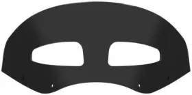 Mep87210 Memphis Shades Road Warrior Vented Windshields Dark Smoke 7 Inch